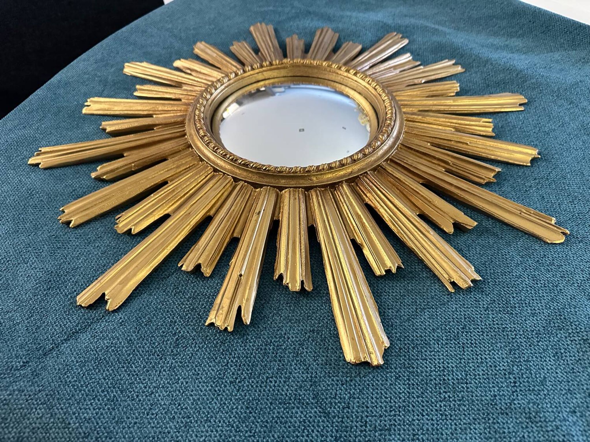 Miroir soleil œil de sorcière vintage années 1960
