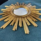 Miroir soleil œil de sorcière vintage années 1960