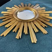 Miroir soleil œil de sorcière vintage années 1960