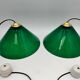 Green opaline pair