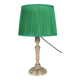 Candlesticks mounted as lamps, silver-plated bronze.