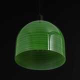 Green glass suspension by Peill Putzler, Germany, 1970