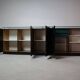 Black brutalist sideboard by Frans Defour, Belgium 1970's