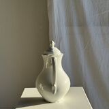 White Bavarian porcelain teapot H27