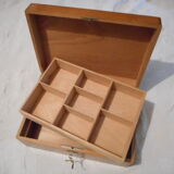Light wood box, 1960s