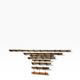 Vintage industrial wooden wall coat rack / wall coat rack
