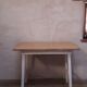 Side table 90,8x50,8cm vintage compass legs