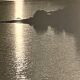 Photograph black and white silver print circa 1970 seascape