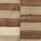 10x13 Dark Brown & Beige Vintage Kilim Rug, 311x394Cm