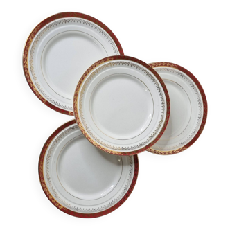 assiettes plates en porcelaine Ceranord