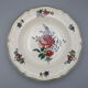 Series of 5 hollow plates Villeroy and Boch décor Mettlach flowers