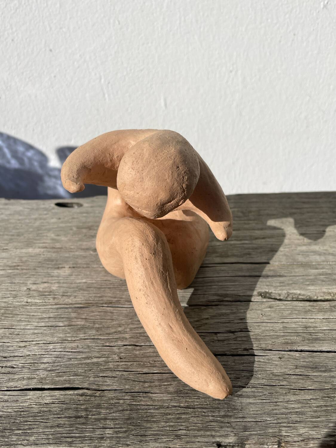 Terracotta sculpture figurine of a woman