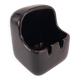 Space age ashtray in black ceramic Italy