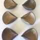 Lot of 6 cups ceramic sandstone by Jacques Lacheny