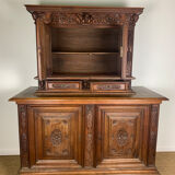 Two-body sideboard with withdrawal