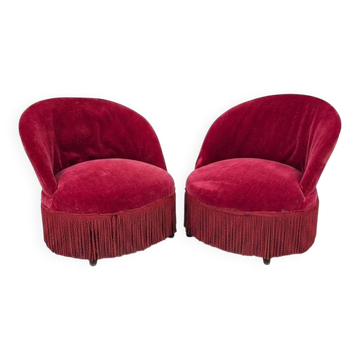 Pair of antique frog chairs