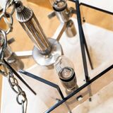 Lampes en verre orange six ampoules