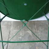 Old metal folding garden table