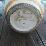 Cerart Monaco 50's floral pattern slip vase