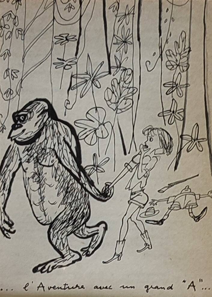 Daninos illustrations from 1962 “Adventure”