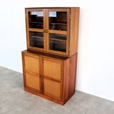 vintage wall cabinet | display cabinet | C. Hvidt