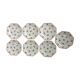 Set of 7 vintage porcelain dessert plates