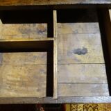 Nineteenth century farmhouse table in natural oak wood 140 x 90 cm