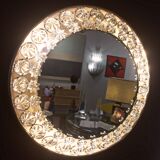 Lighting Mirror from Brass and Resin