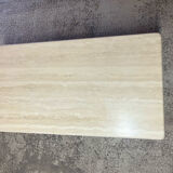 Travertine coffee table