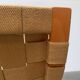 Vintage Scandinavian wooden armchair set