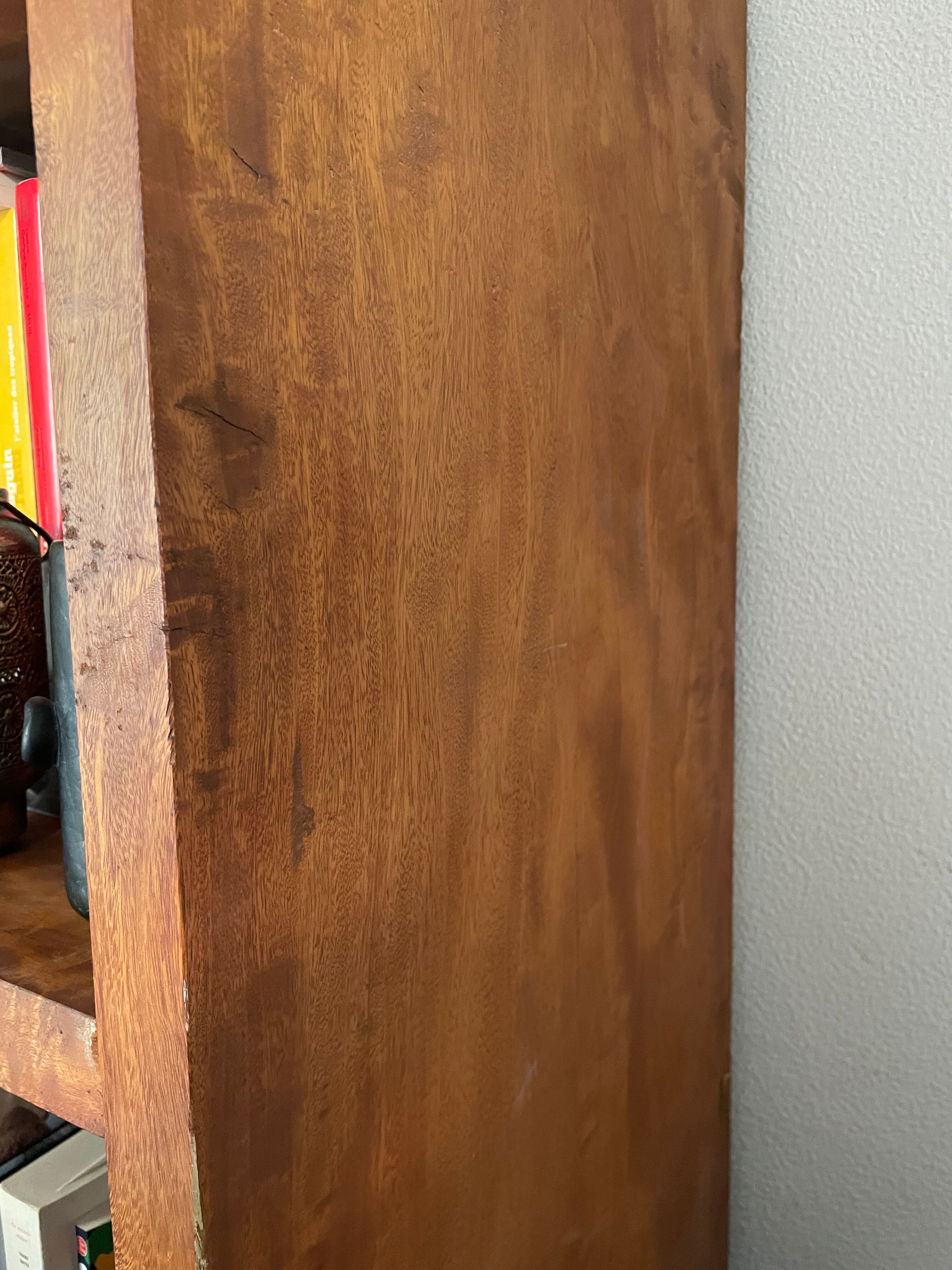 Bibliothèque etagère bois massif