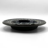 Søholm stoneware plate/dish/trinket tray 3184-2 • Blue series EJ64 by Einar Johansen • Denmark 1960s