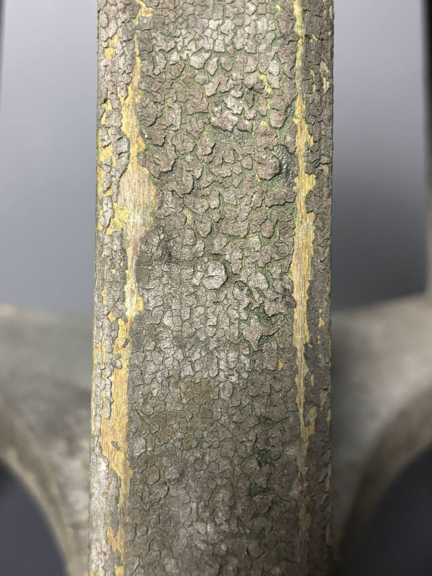 Antique distressed wabi sabi rustic patinated farmhouse workers stool 1900s