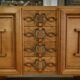 Art Deco buffet in oak and wrought iron by Léon and Maurice Jallot 1940s
