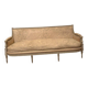 Louis XVI style bench in 20th century patinated beech