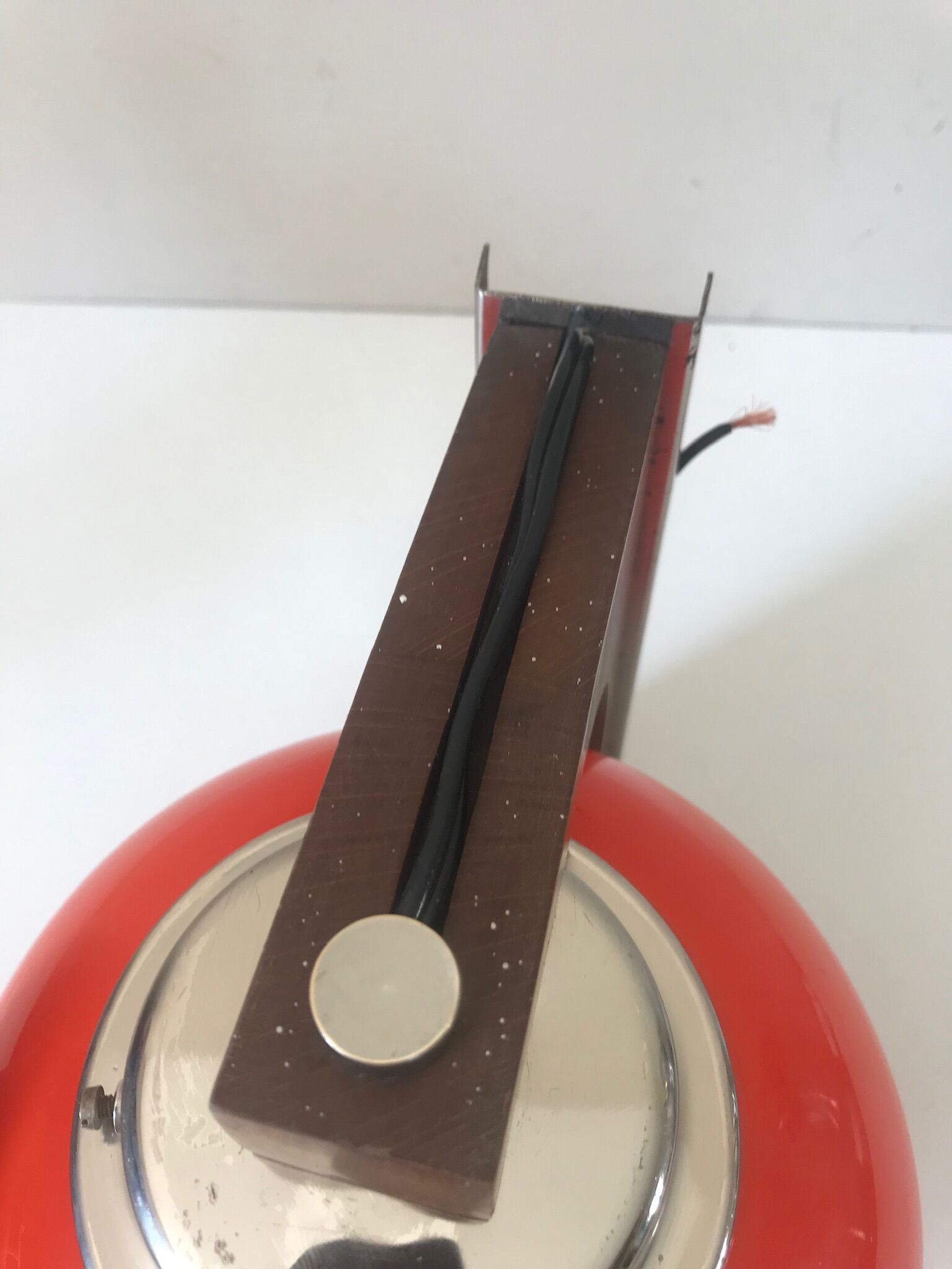 Applique bois et verre des annees 70