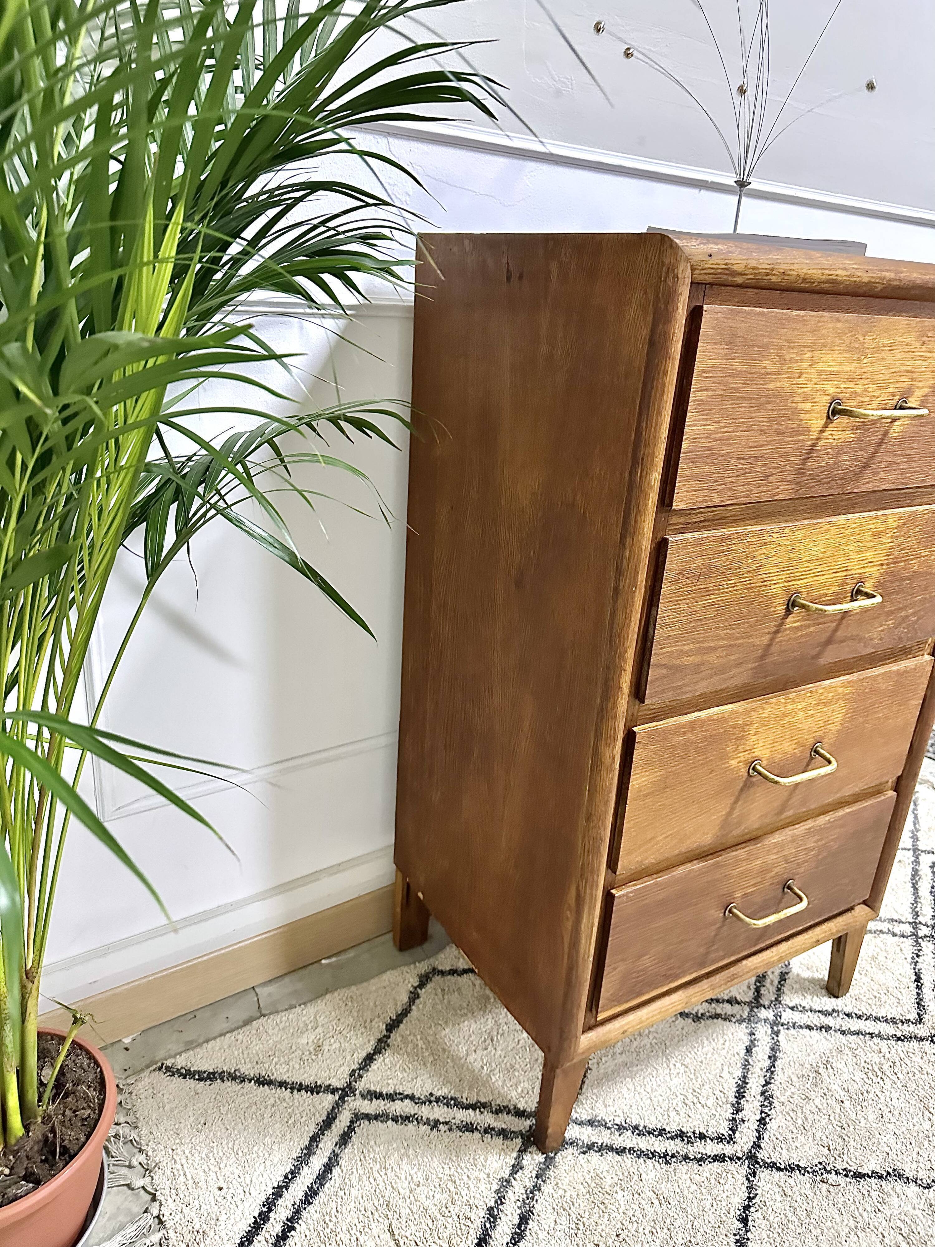 Vintage chiffonnier feet compass