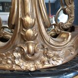 Console with mirror