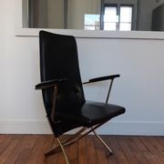 Fauteuil vintage noir