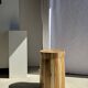 Table d'appoint ou tabouret circulaire en suar H51 D35