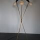 Charleston lamp with 3 two-tone diabolos, Mid-Century 1950s design