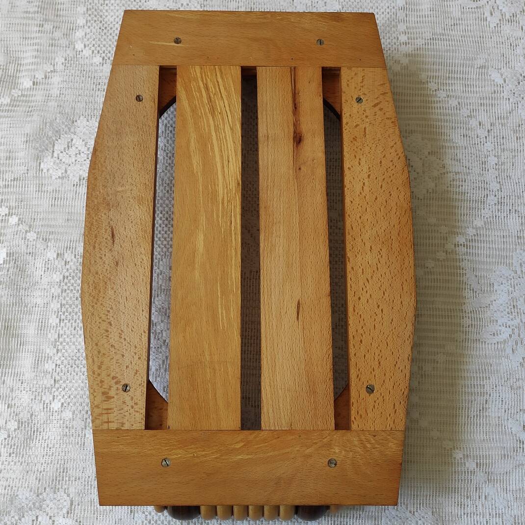 Art deco wooden tray