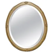 Vintage Oval Gold Mirror