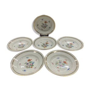 Série d’assiettes P L Limoges