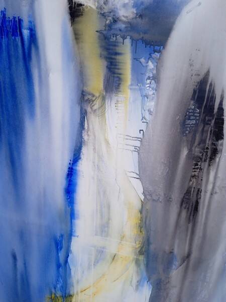 Painting 162cm Acrylic on canvas surrealism / abstract