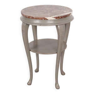 Table ronde en acajou, - design