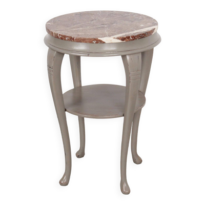 Table ronde en acajou, design danois, années 1960, production : Danemark