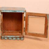 Old art deco teak showcase