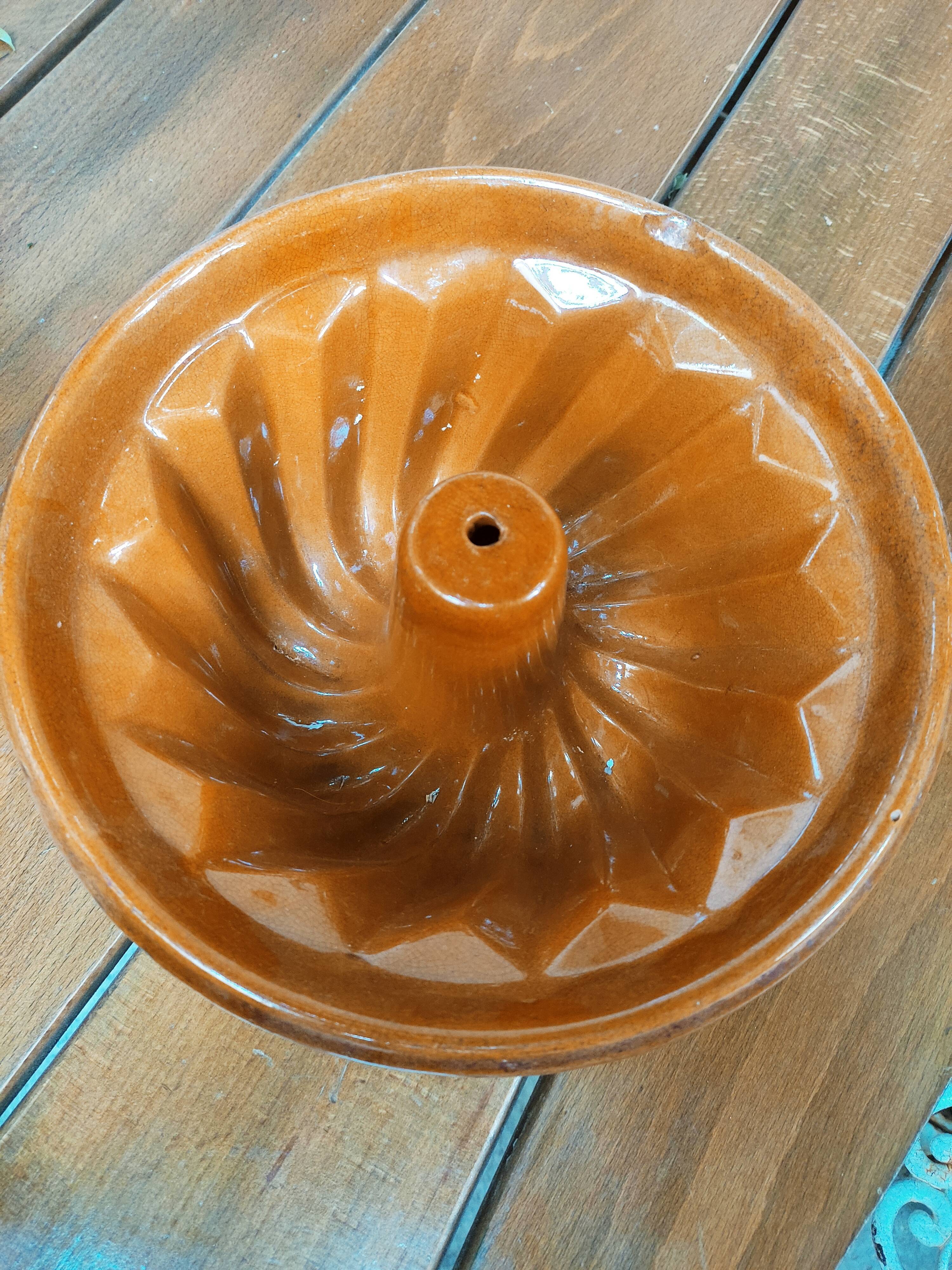 Brioche mold, terracotta kouglof