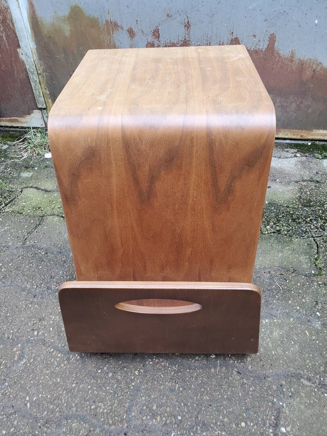 Vintage magazine rack coffee table 70/80